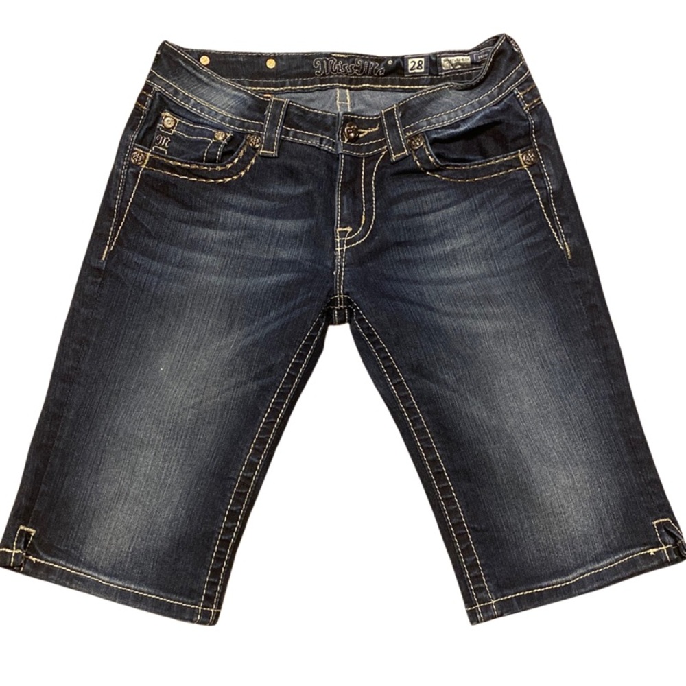 Miss me Bermuda shorts embellished size 28 jeans
